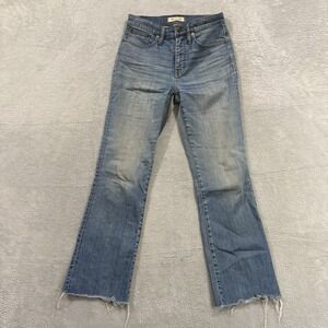 Madewell Jeans Women's 26 Cali Demi Boot Blue Western Y2K